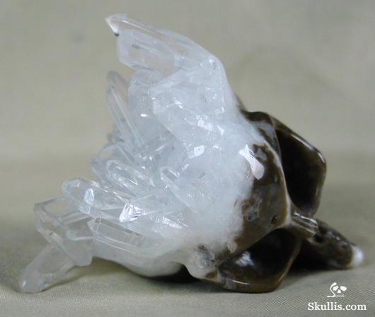 Quartz Rock Crystal Druse Crystal Alien Skull