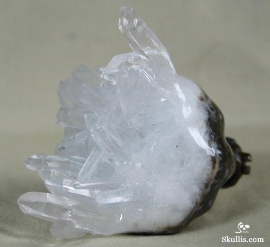 Quartz Rock Crystal Druse Crystal Alien Skull