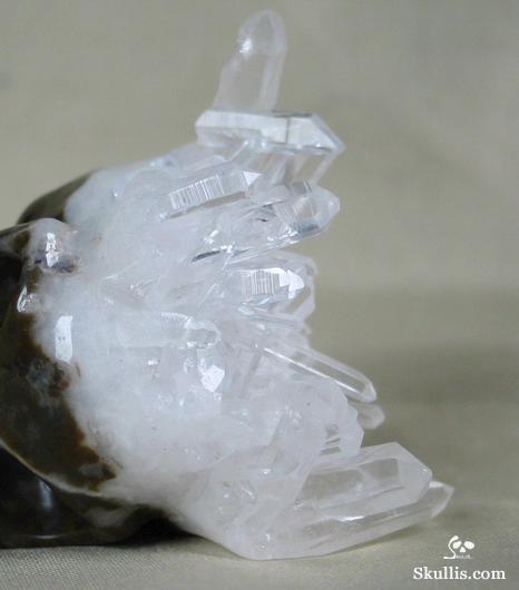 Quartz Rock Crystal Druse Crystal Alien Skull