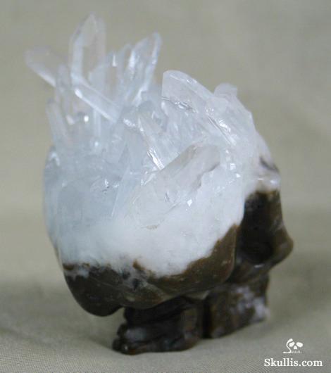 Quartz Rock Crystal Druse Crystal Alien Skull