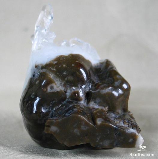 Quartz Rock Crystal Druse Crystal Alien Skull