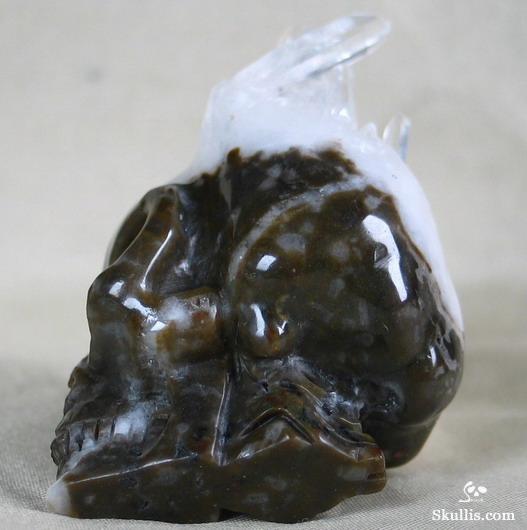 Quartz Rock Crystal Druse Crystal Alien Skull