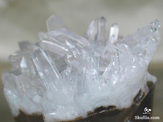 Quartz Rock Crystal Druse Crystal Alien Skull
