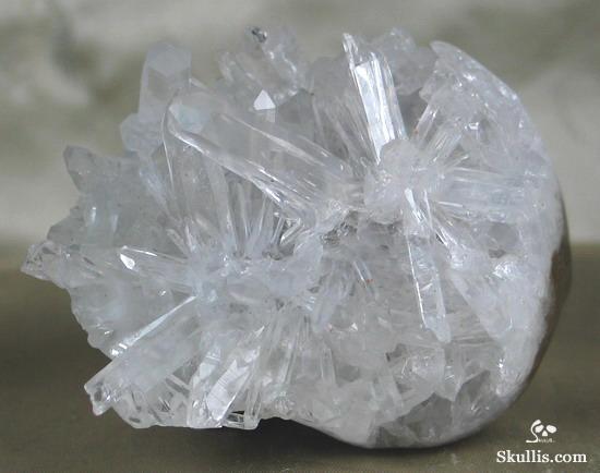 Quartz Rock Crystal Druse Crystal Alien Skull