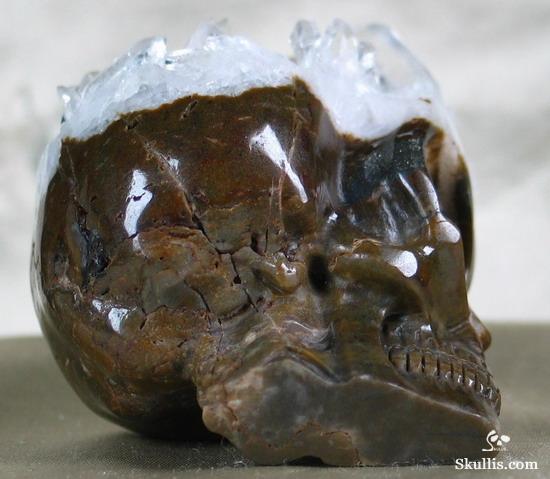 Quartz Rock Crystal Druse Crystal Alien Skull