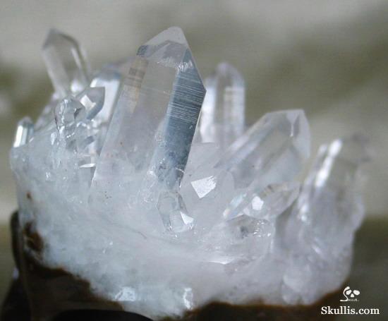 Quartz Rock Crystal Druse Crystal Alien Skull