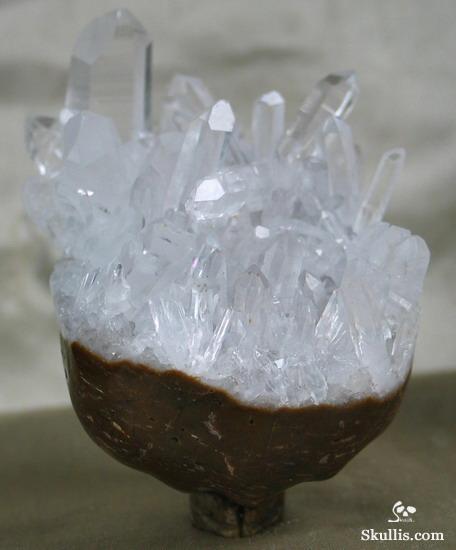 Quartz Rock Crystal Druse Crystal Alien Skull