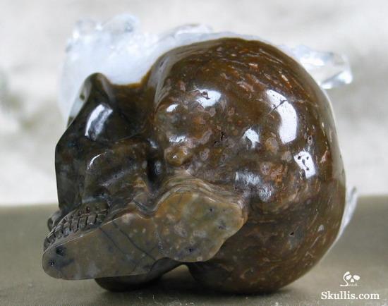 Quartz Rock Crystal Druse Crystal Alien Skull