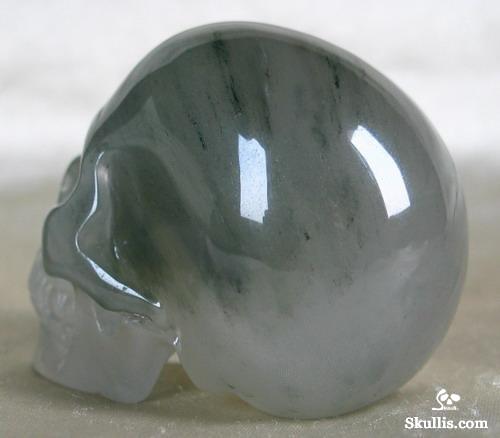 Green Aragonite Crystal Skull