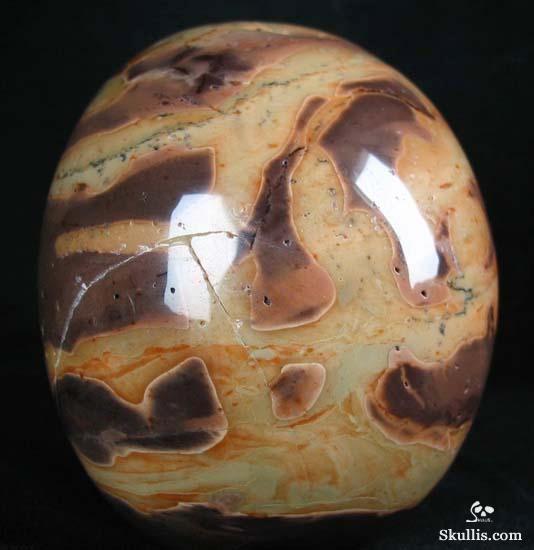 New Snake Skin Jasper Crystal Skull