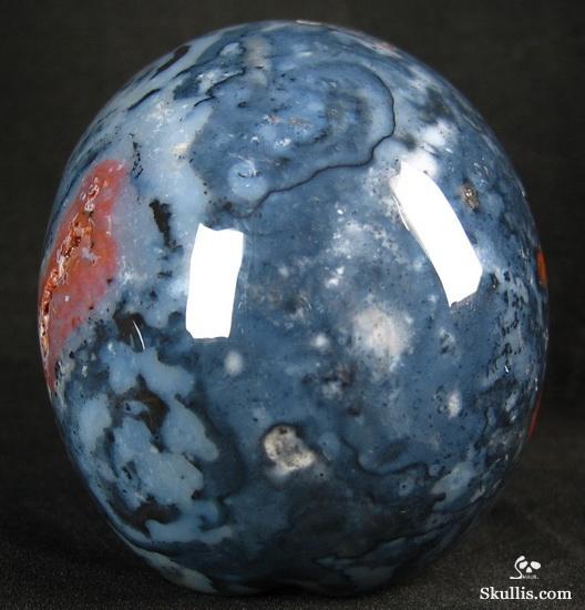 Flower Agate Crystal Skull