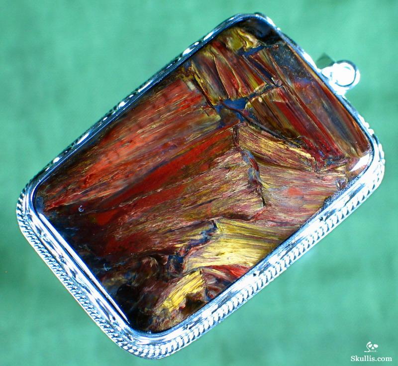 Pietersite Crystal Cabochon Pendant
