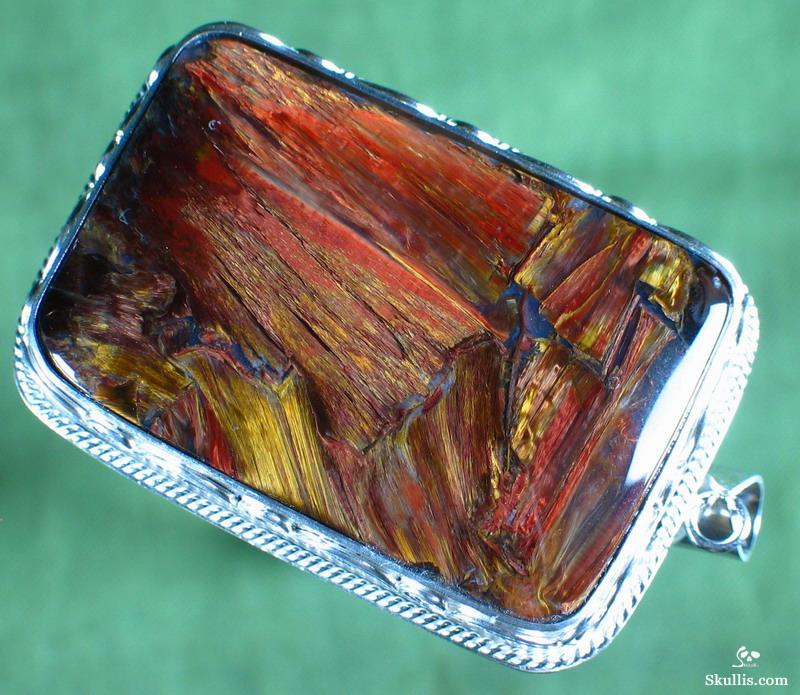 Pietersite Crystal Cabochon Pendant
