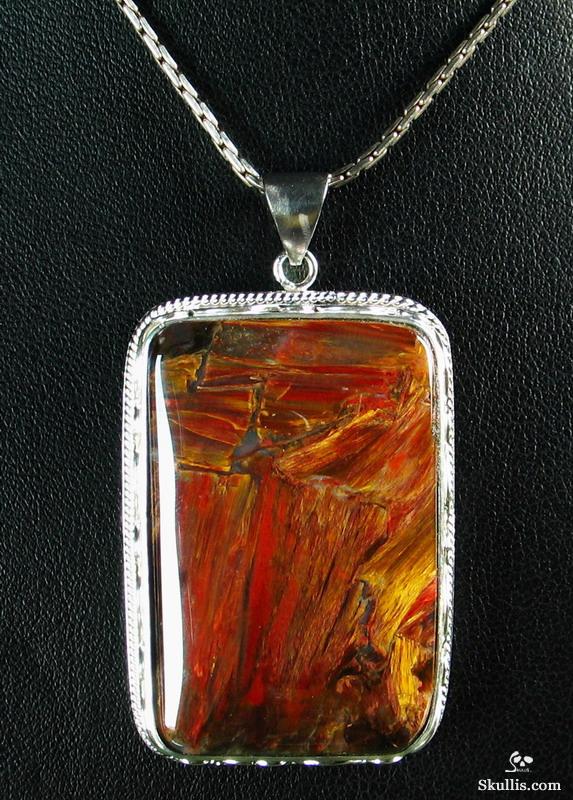 Pietersite Crystal Cabochon Pendant