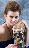 Oct 1, 2014 ACSAD (A Crystal Skull a Day) - Oceanus - TITAN 12.6" Ammonite Fossil Carved Crystal Skull Sculpture with Labradorite Stand