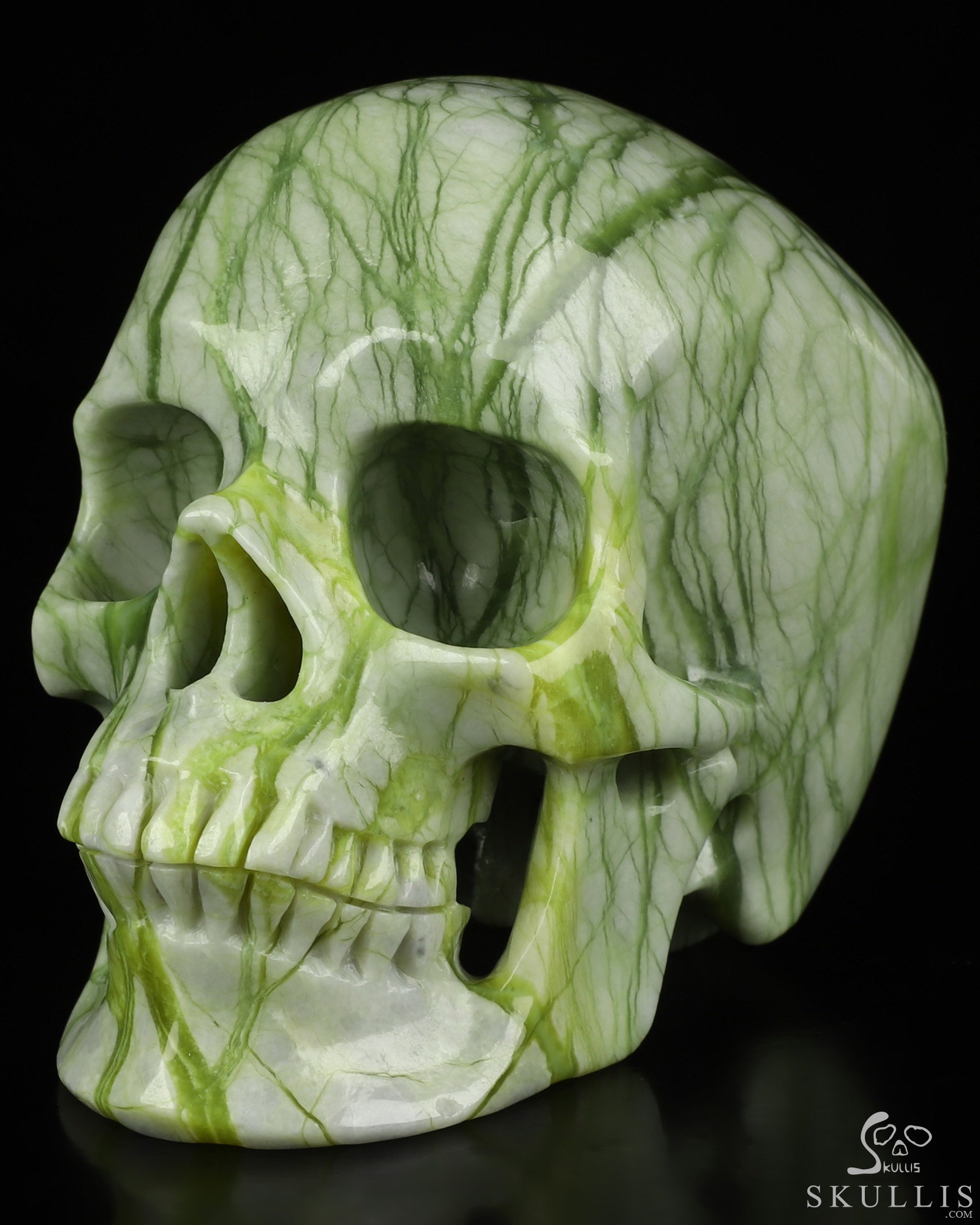 5.0" Chinese Picasso Jasper Hand Carved Crystal Skull, Super Realistic, Crystal Healing 5.0" Chinese Picasso Jasper Hand Carved Crystal Skull, Super Realistic, Crystal Healing