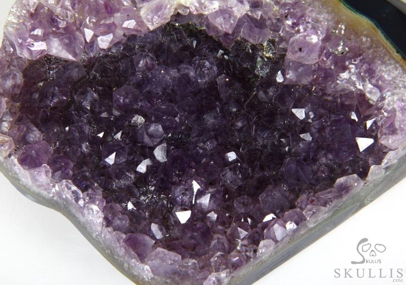 Amazing Huge 6.5" Amethyst Geode Agate Carved Crystal Eagle Head Sculpture Amazing Huge 6.5" Amethyst Geode Agate Carved Crystal Eagle Head Sculpture