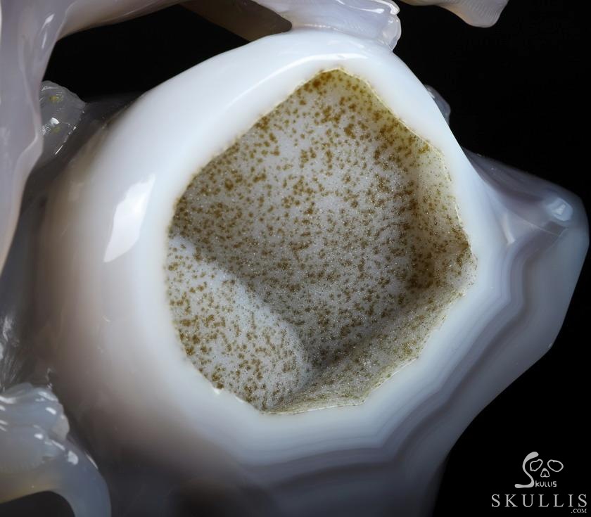 10.7" Agate Geode Carved Crystal Leopard, Crystal Healing 10.7" Agate Geode Carved Crystal Leopard, Crystal Healing
