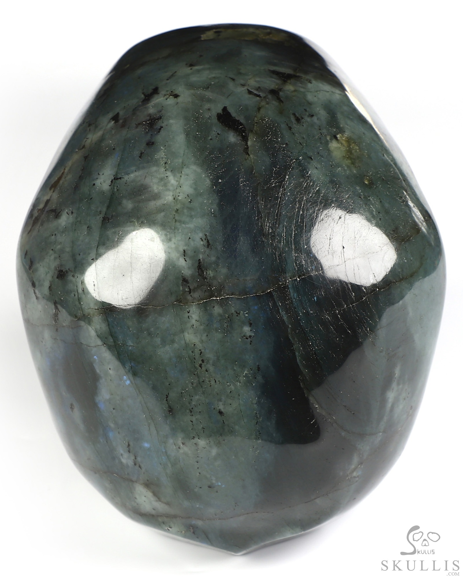Lifesized 7.7" Labradorite Hand Carved Crystal Skull, Super Realistic, Crystal Healing Lifesized 7.7" Labradorite Hand Carved Crystal Skull, Super Realistic, Crystal Healing