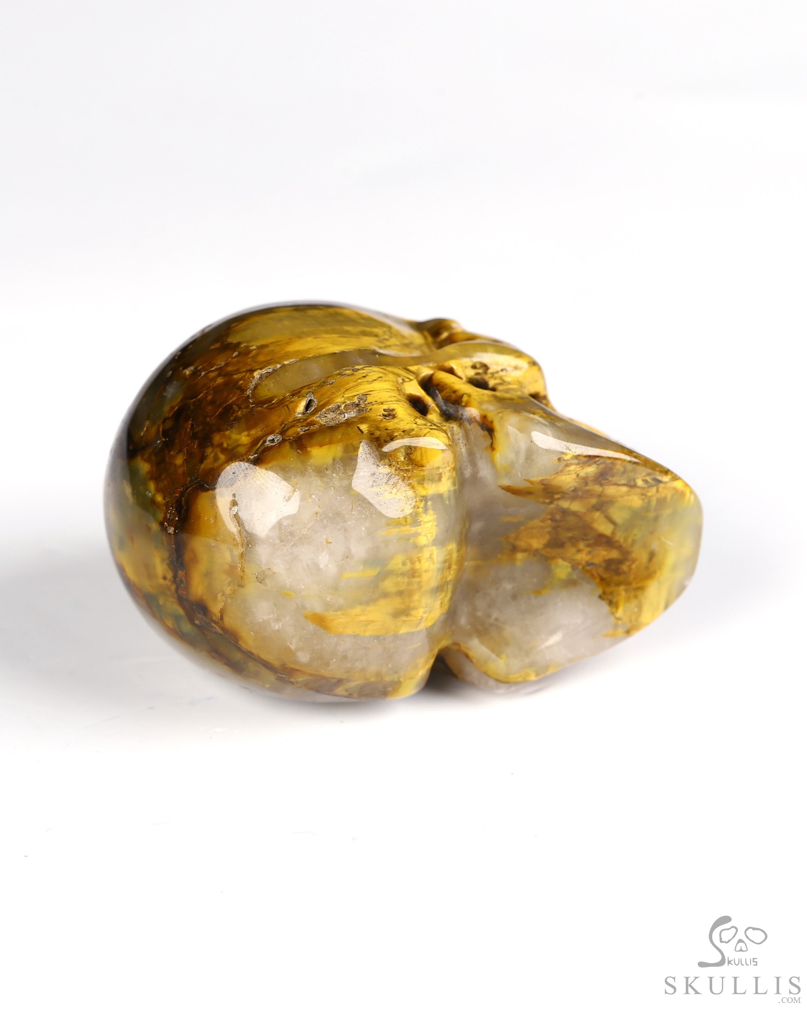2.0" New Pietersite Hand Carved Crystal Skull, Realistic, Crystal Healing 2.0" New Pietersite Hand Carved Crystal Skull, Realistic, Crystal Healing