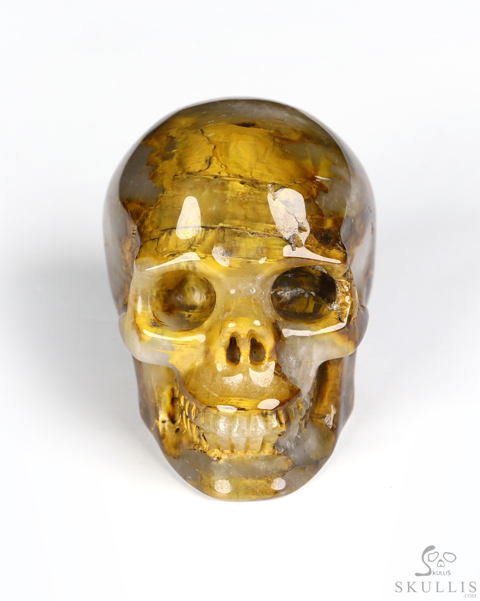 2.0" New Pietersite Hand Carved Crystal Skull, Realistic, Crystal Healing 2.0" New Pietersite Hand Carved Crystal Skull, Realistic, Crystal Healing