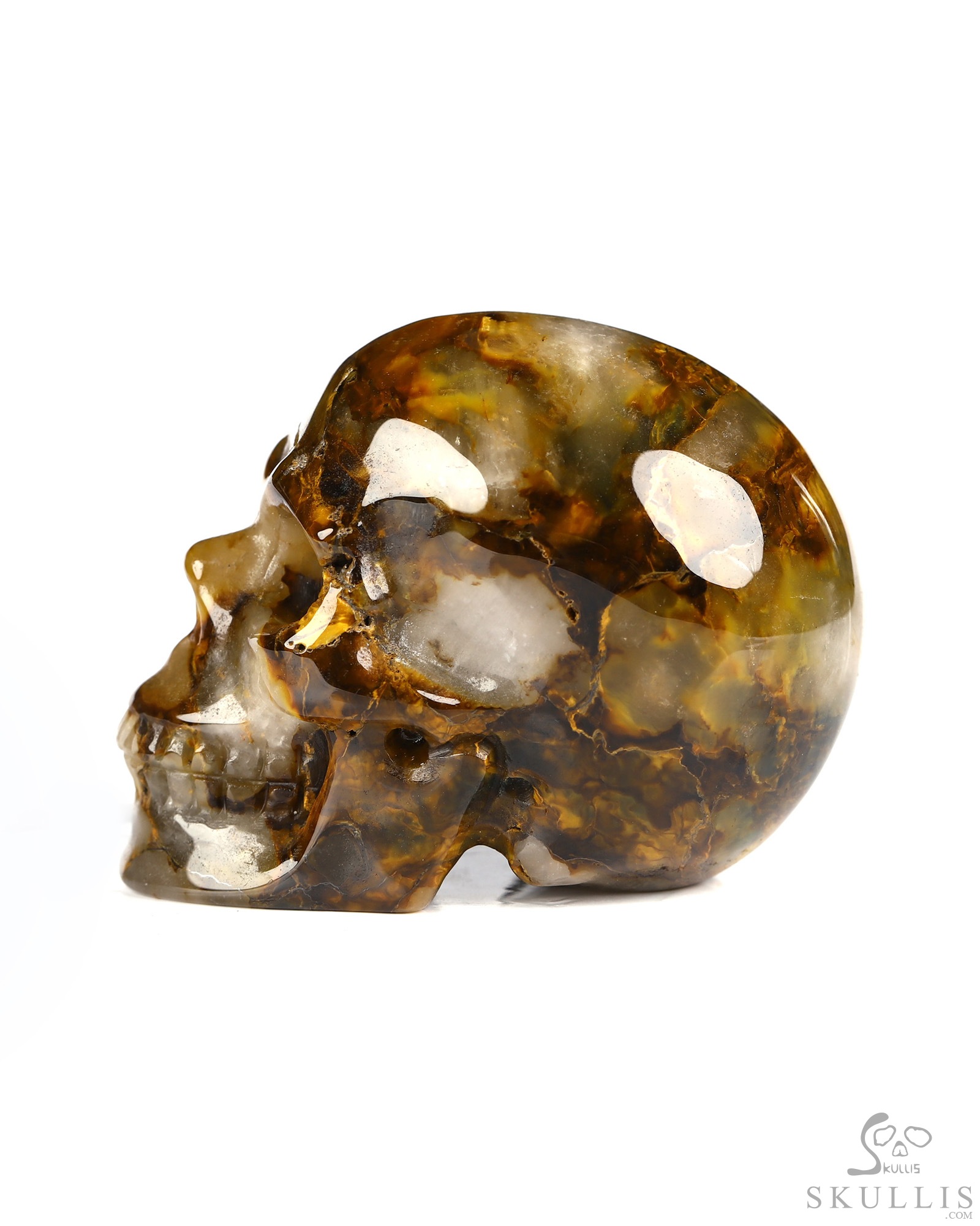 2.0" New Pietersite Hand Carved Crystal Skull, Realistic, Crystal Healing 2.0" New Pietersite Hand Carved Crystal Skull, Realistic, Crystal Healing