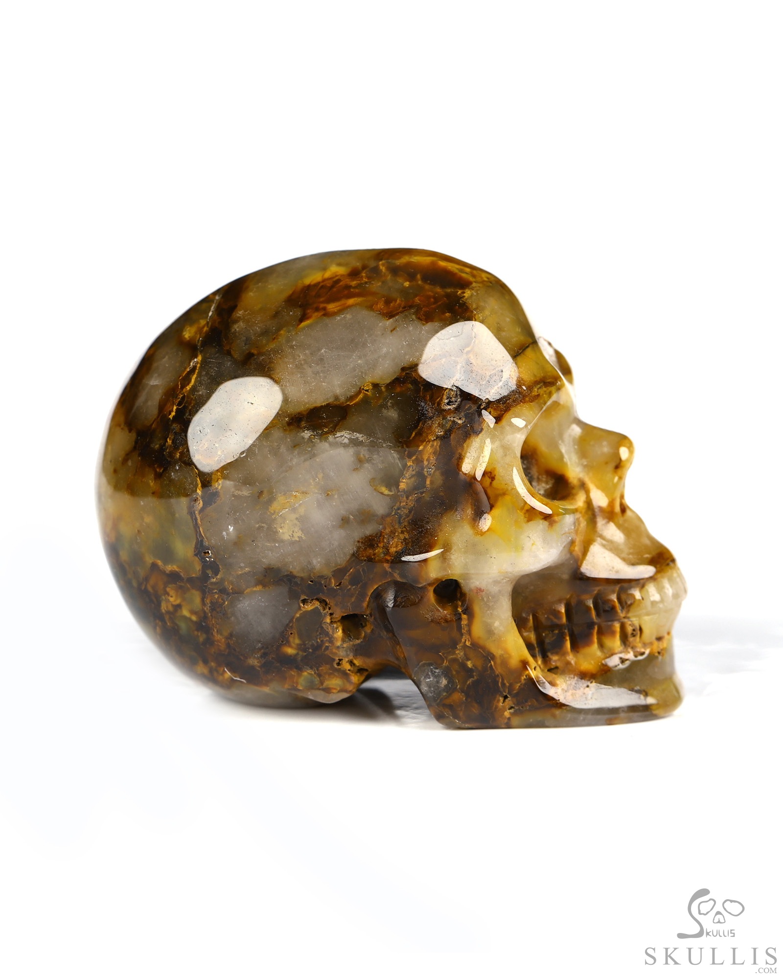 2.0" New Pietersite Hand Carved Crystal Skull, Realistic, Crystal Healing 2.0" New Pietersite Hand Carved Crystal Skull, Realistic, Crystal Healing