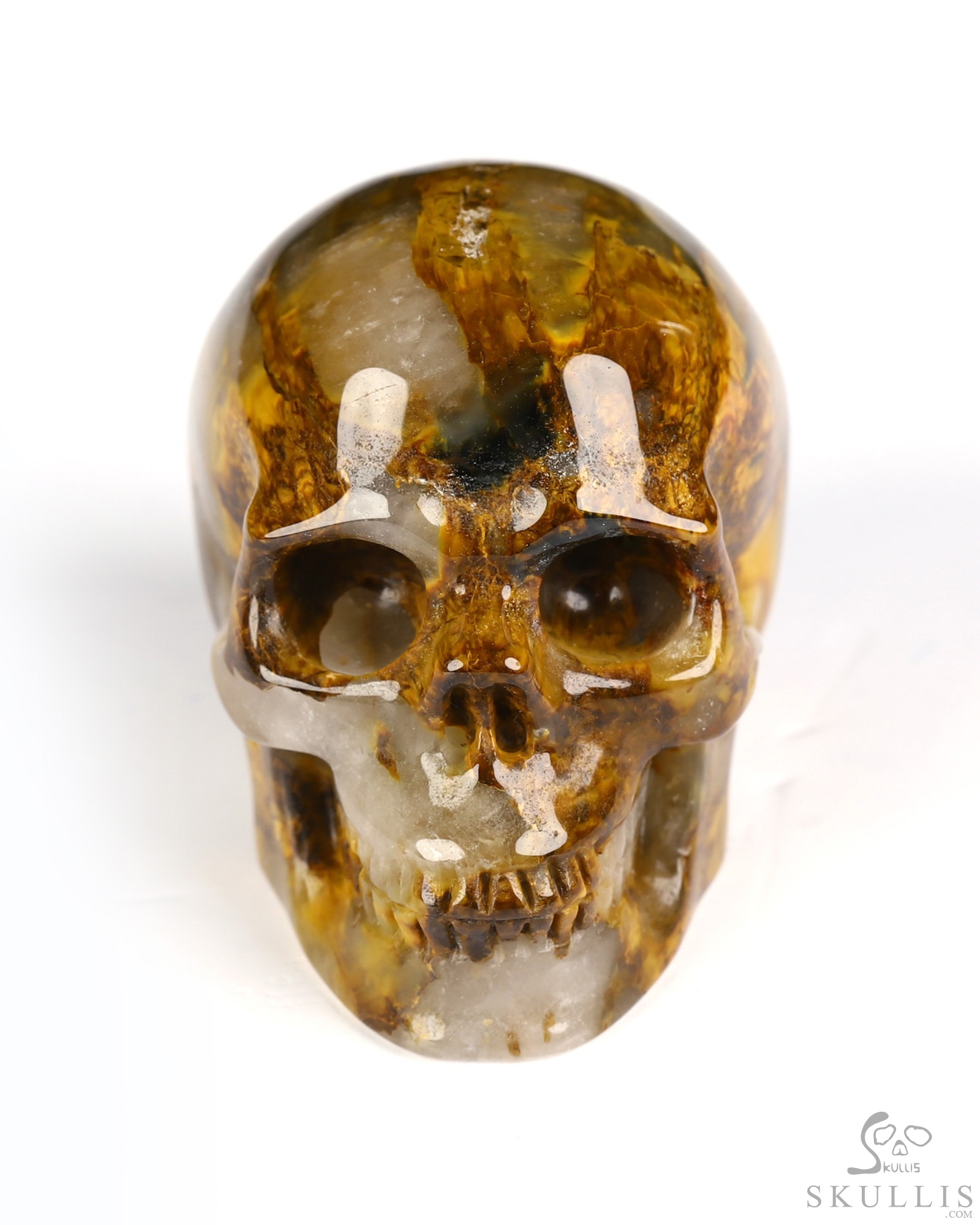 2.0" New Pietersite Hand Carved Crystal Skull, Realistic, Crystal Healing 2.0" New Pietersite Hand Carved Crystal Skull, Realistic, Crystal Healing