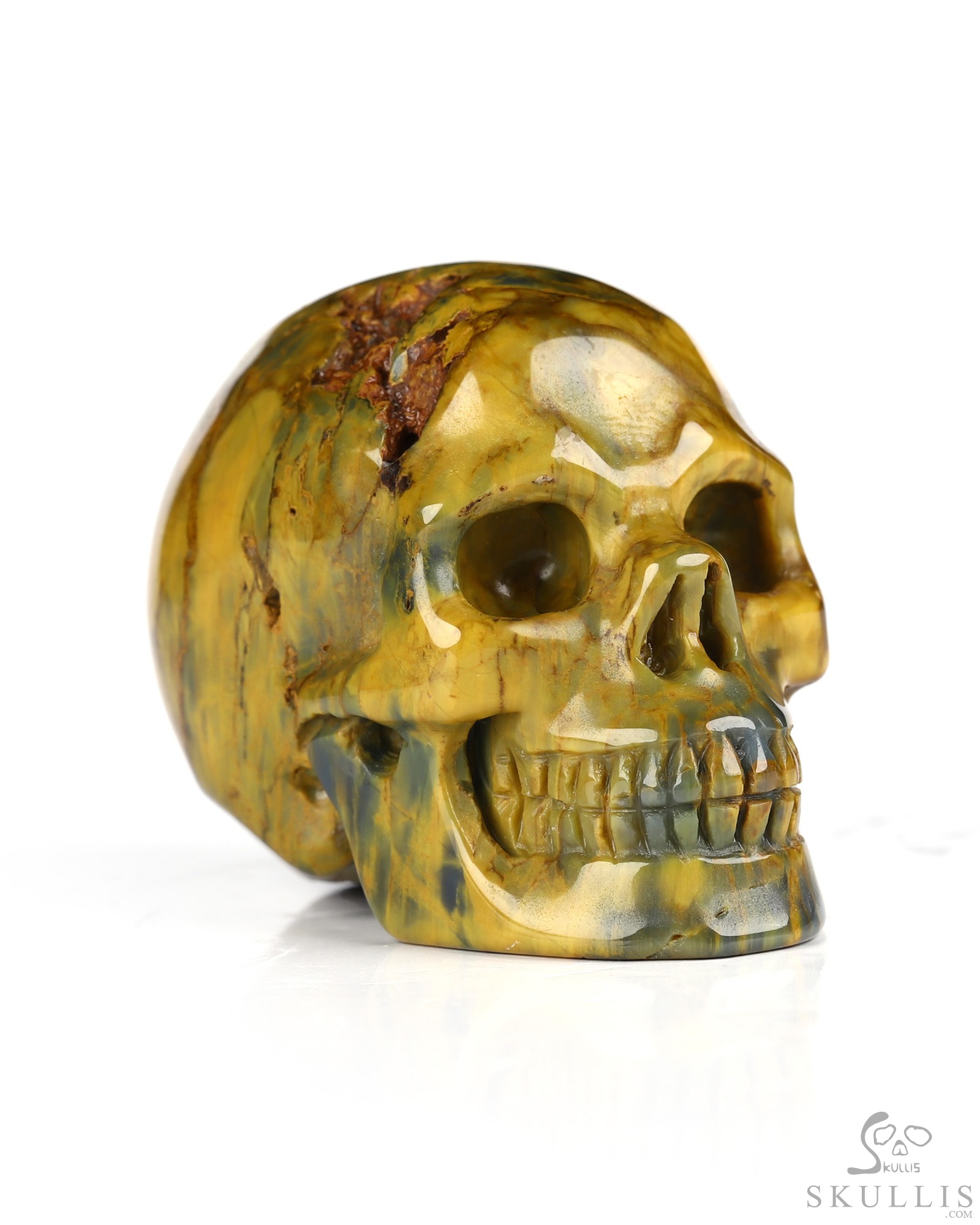 1.9" New Pietersite Hand Carved Crystal Skull, Realistic, Crystal Healing 1.9" New Pietersite Hand Carved Crystal Skull, Realistic, Crystal Healing