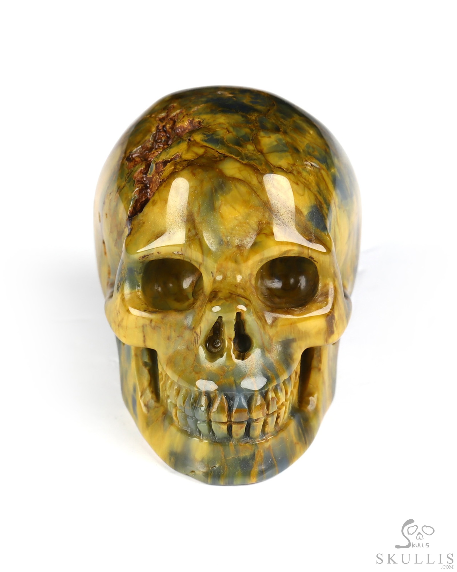1.9" New Pietersite Hand Carved Crystal Skull, Realistic, Crystal Healing 1.9" New Pietersite Hand Carved Crystal Skull, Realistic, Crystal Healing