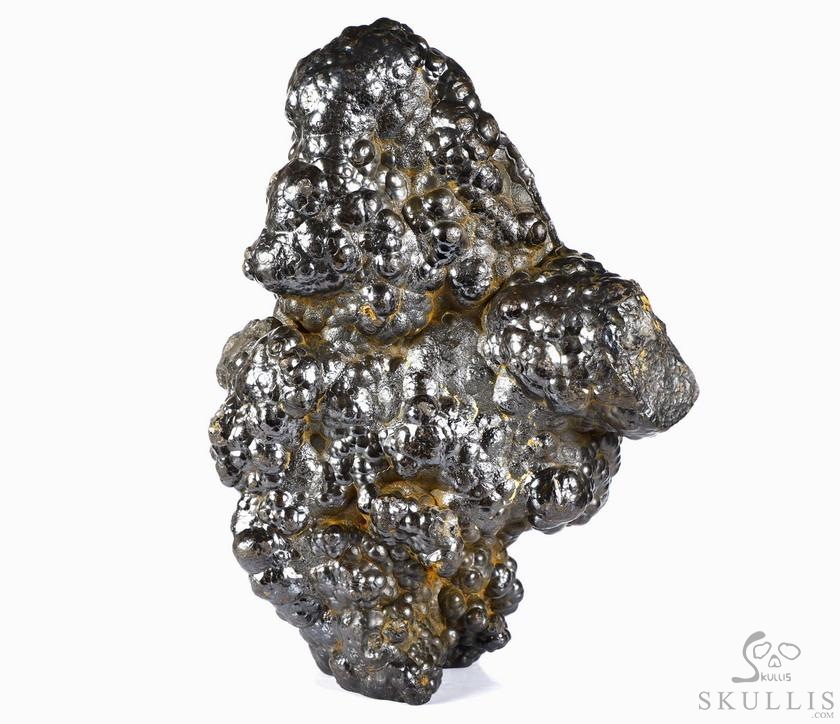 Original Design 7.2" Limonite Carved Crystal Skulls Sculpture, Realistic, Crystal Healing Original Design 7.2" Limonite Carved Crystal Skulls Sculpture, Realistic, Crystal Healing
