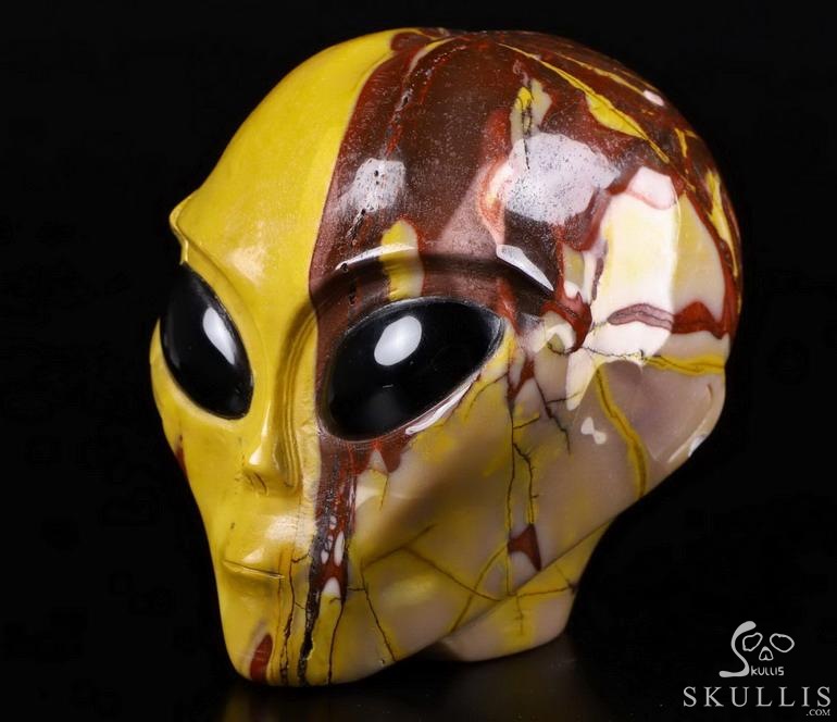 Huge 4.2" Mookaite Jasper Star Being Female Alien Crystal Skull Companion with Black ObsidianEyes, Hand Carved Gemstone Fine Art Sculpture,, Reiki Healing Stone Statue Huge 4.2" Mookaite Jasper Star Being Female Alien Crystal Skull Companion with Black ObsidianEyes, Hand Carved Gemstone Fine Art Sculpture,, Reiki Healing Stone Statue