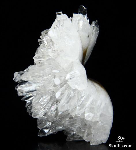 Amazing 2.1" Quartz Druse Carved Crystal Skull Amazing 2.1" Quartz Druse Carved Crystal Skull