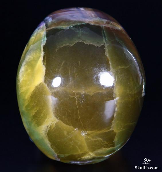 RARE COLORS, HUGE 4.3" FLUORITE Carved Crystal Skull, Super Realistic RARE COLORS, HUGE 4.3" FLUORITE Carved Crystal Skull, Super Realistic