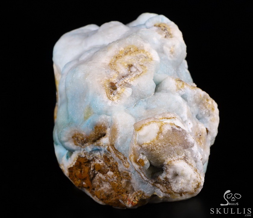 Huge 6.8" Blue Aragonite Geode Carved Crystal Skull Wand/point, Crystal Healing Huge 6.8" Blue Aragonite Geode Carved Crystal Skull Wand/point, Crystal Healing