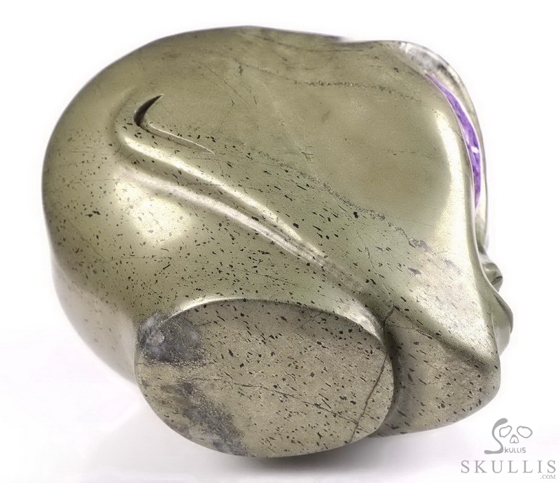 Huge 4.3" Pyrite Star Being Female Alien Crystal Skull Companion With Russia Eyes, Gemstone Fine Art Sculpture,, Reiki Healing Stone Statue Huge 4.3" Pyrite Star Being Female Alien Crystal Skull Companion With Russia Eyes, Gemstone Fine Art Sculpture,, Reiki Healing Stone Statue