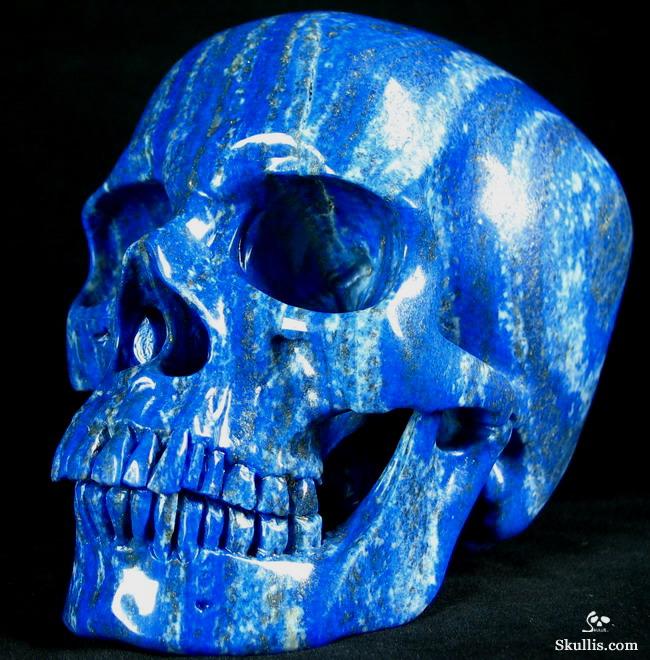 lapis lazuli skull