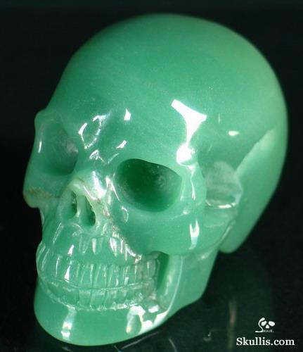 Green Aventurine Skull Green Aventurine Skull