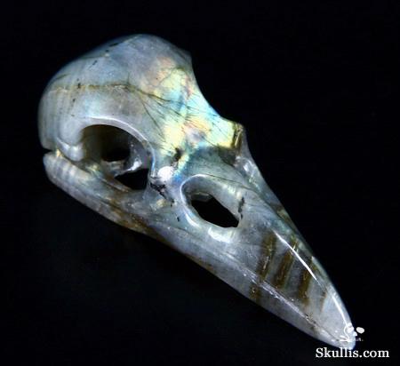 2.2" Labradorite Carved Crystal Skull Pendant 2.2" Labradorite Carved Crystal Skull Pendant