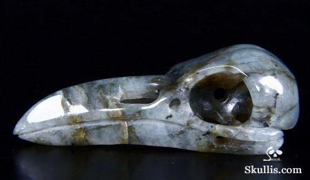 2.2" Labradorite Carved Crystal Skull Pendant 2.2" Labradorite Carved Crystal Skull Pendant