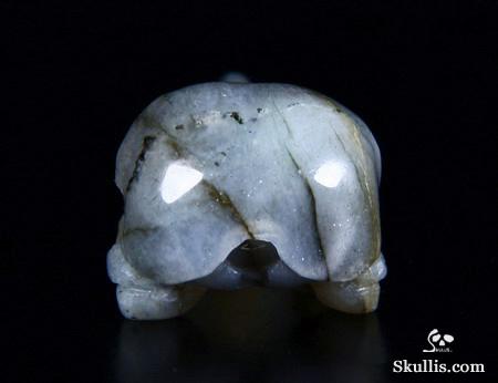 2.2" Labradorite Carved Crystal Skull Pendant 2.2" Labradorite Carved Crystal Skull Pendant