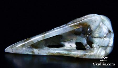 2.2" Labradorite Carved Crystal Skull Pendant 2.2" Labradorite Carved Crystal Skull Pendant