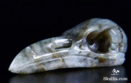 2.2" Labradorite Carved Crystal Skull Pendant 2.2" Labradorite Carved Crystal Skull Pendant