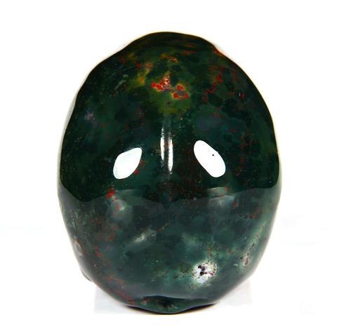 2.0" Bloodstone Carved Crystal Skull, Super Realistic 2.0" Bloodstone Carved Crystal Skull, Super Realistic