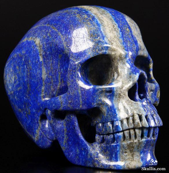 lapis lazuli skull