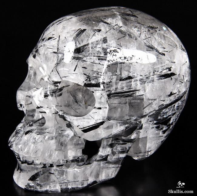Mar 7, 2015 ACSAD (A Crystal Skull a Day) - Aegis - Tourmaline Quartz Carved Crystal Skull Sculpture Mar 7, 2015 ACSAD (A Crystal Skull a Day) - Aegis - Tourmaline Quartz Carved Crystal Skull Sculpture