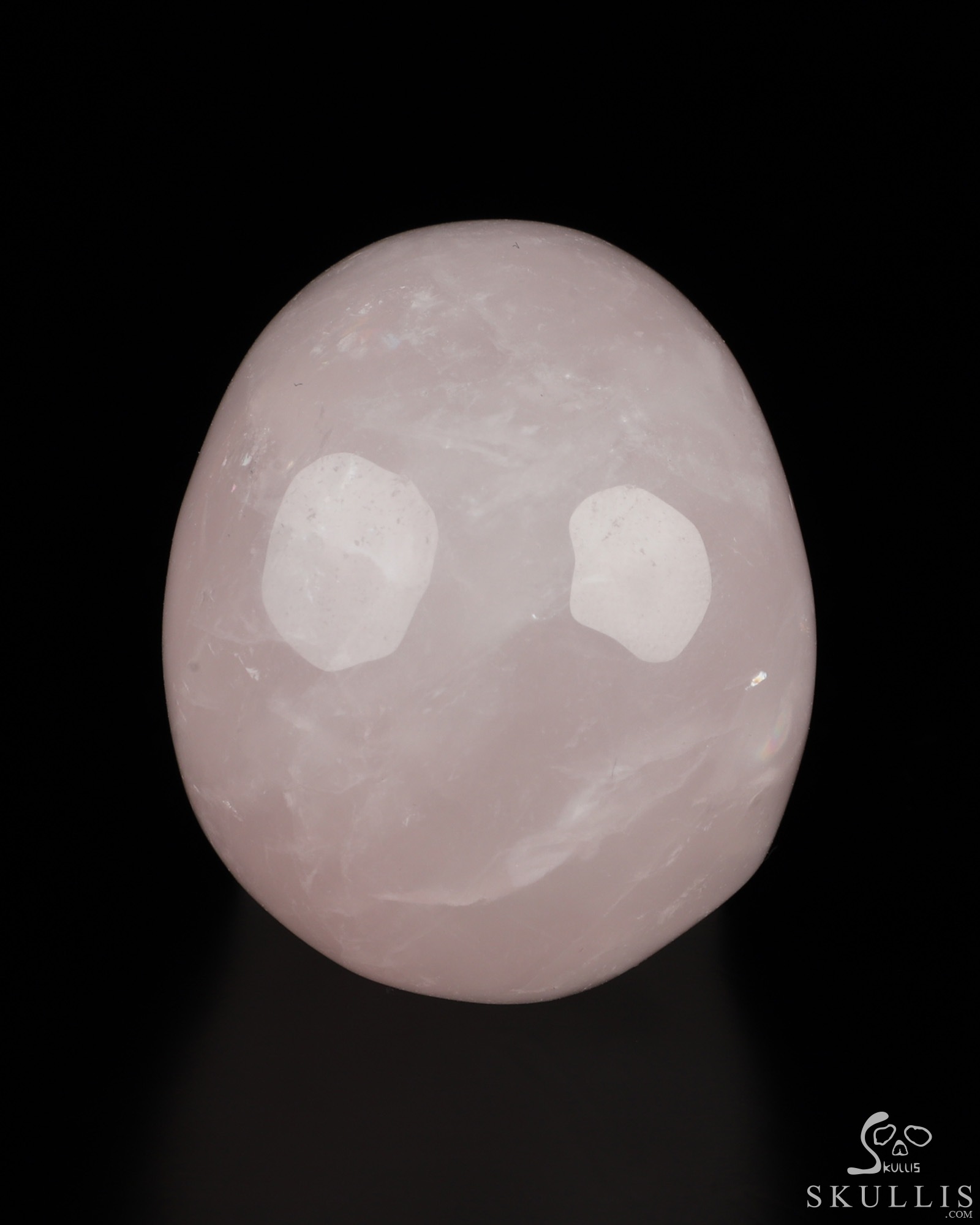 2.0" Rose Quartz Hand Carved Crystal Skull, Realistic, Crystal Healing 2.0" Rose Quartz Hand Carved Crystal Skull, Realistic, Crystal Healing