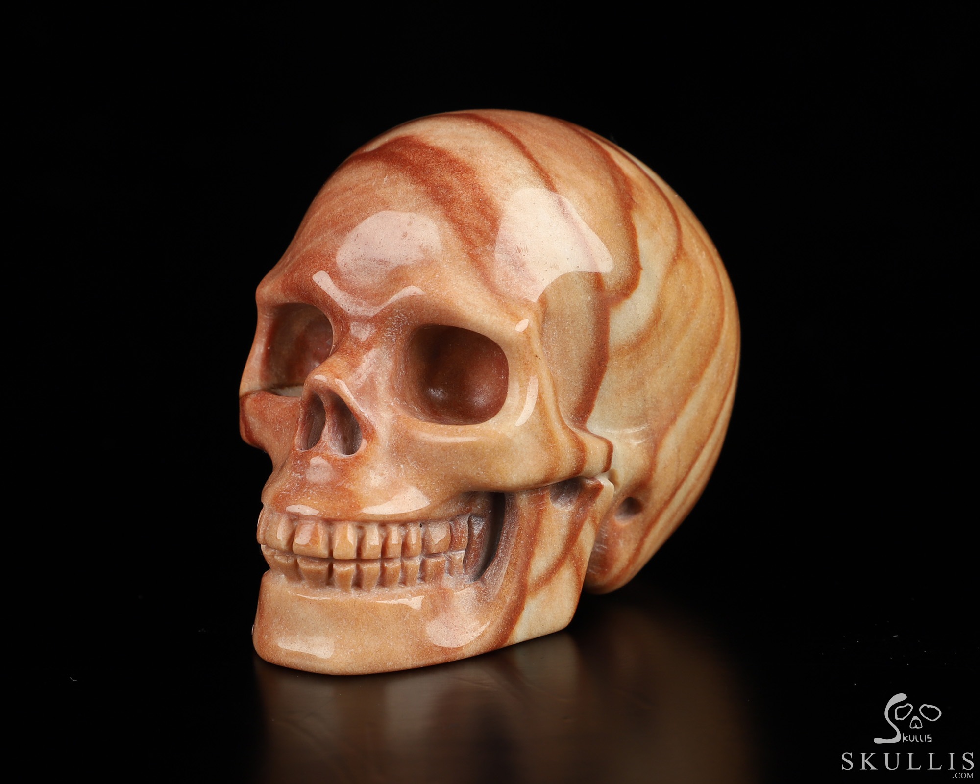 2.0" Picture Jasper Hand Carved Crystal Skull, Realistic, Crystal Healing 2.0" Picture Jasper Hand Carved Crystal Skull, Realistic, Crystal Healing