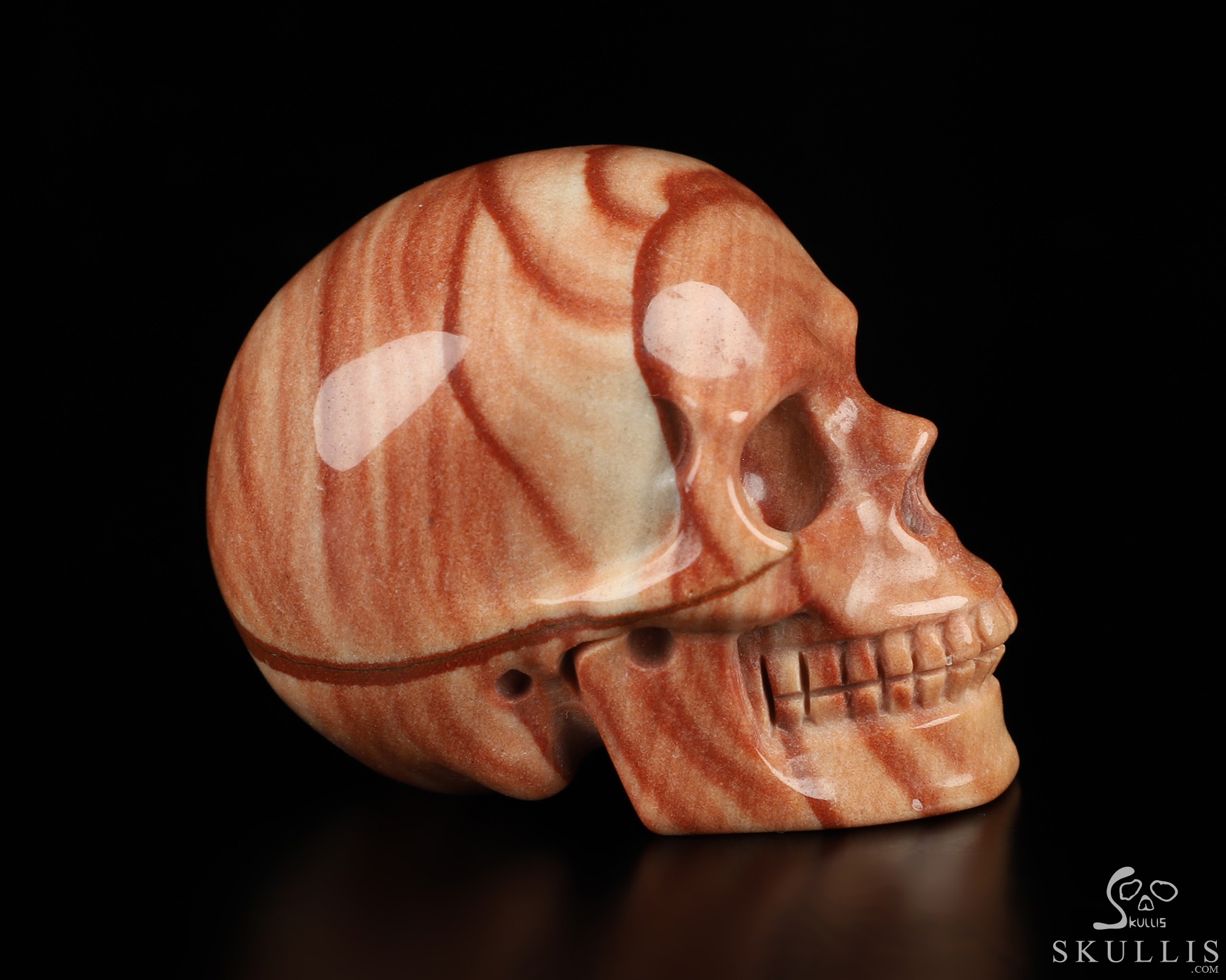 2.0" Picture Jasper Hand Carved Crystal Skull, Realistic, Crystal Healing 2.0" Picture Jasper Hand Carved Crystal Skull, Realistic, Crystal Healing
