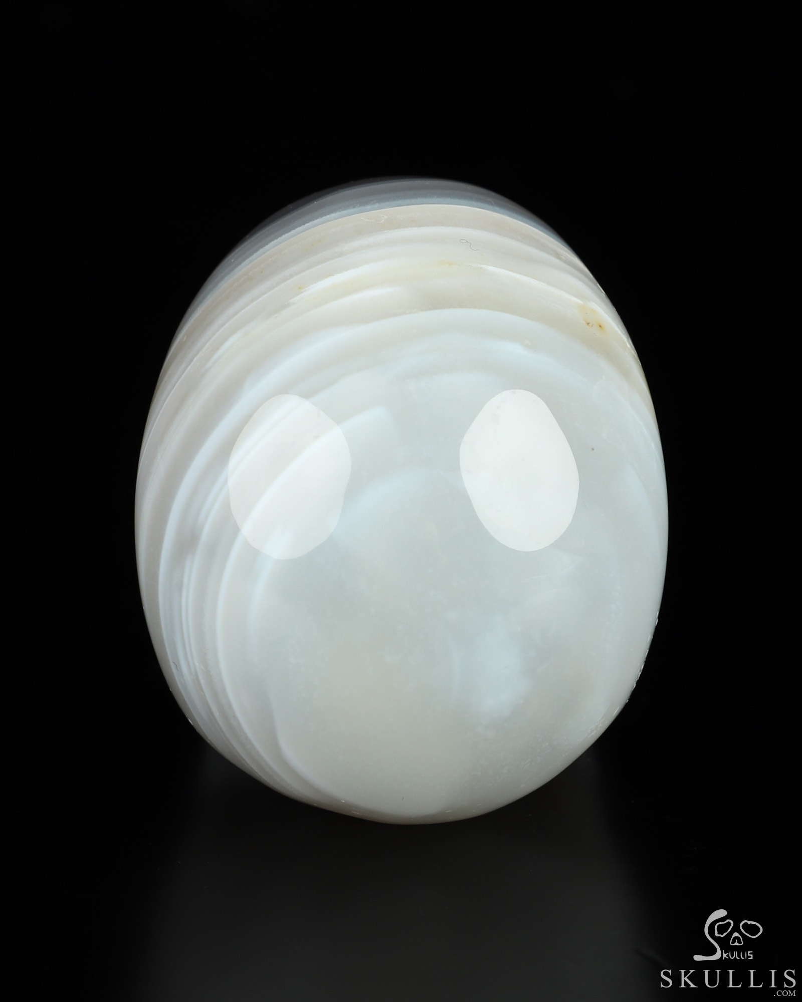 Gemstone 2.0" Mozambique Agate Hand Carved Crystal Skull, Realistic, Crystal Healing Gemstone 2.0" Mozambique Agate Hand Carved Crystal Skull, Realistic, Crystal Healing